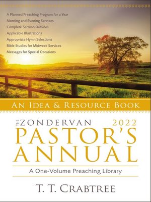 cover image of The Zondervan 2022 Pastor's Annual